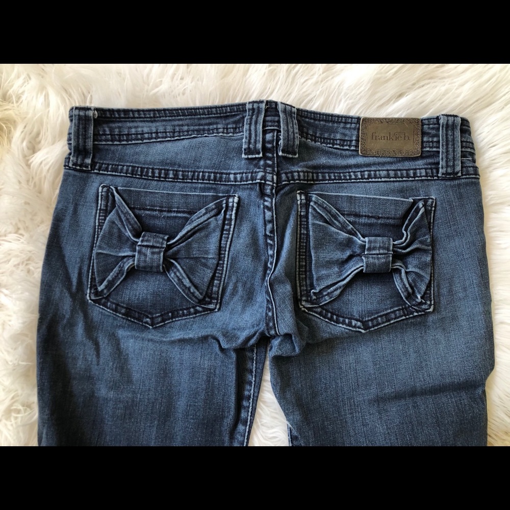 Frankie B Bow Skinny Jeans